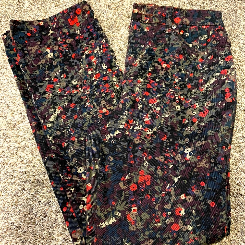 Gloria Vanderbilt Floral Amanda Pants